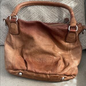 Liebeskind Tan Leather Shoulder Bag